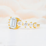 SR12633 Moissanite Ring - White-Gold