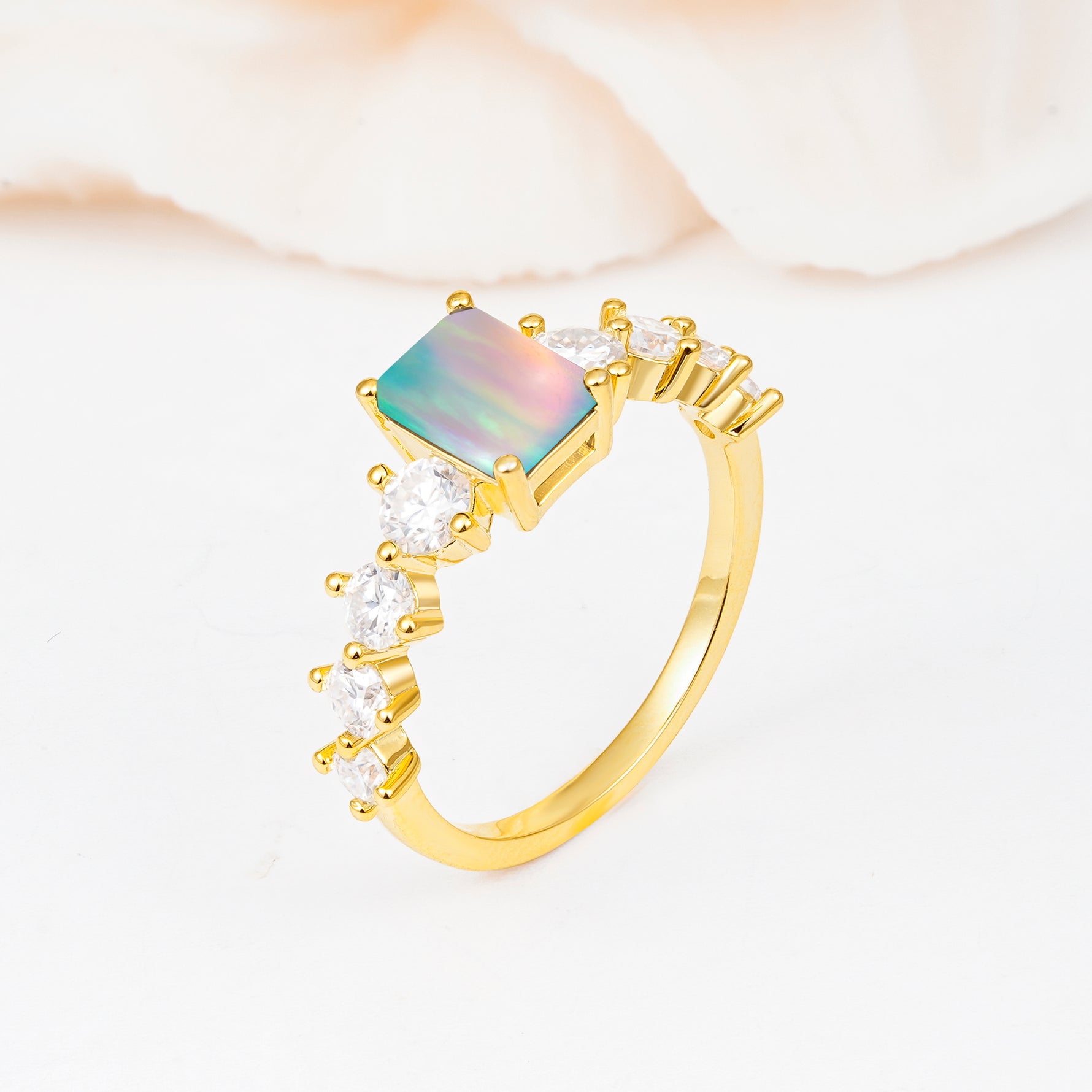 SR12633 Fire Opal Ring - Additional view