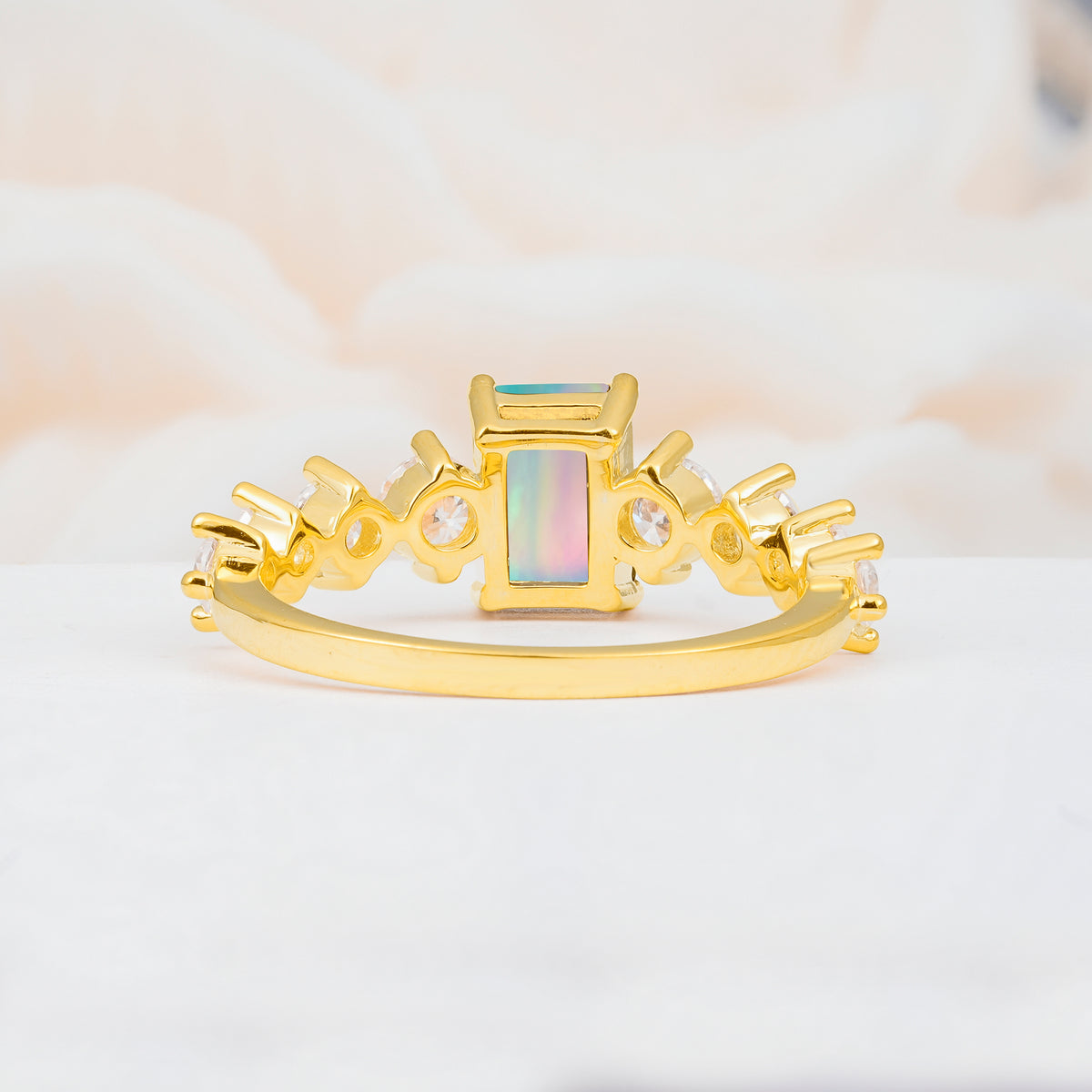 SR12633 Fire Opal Ring - Additional view