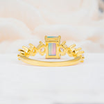 SR12633 Fire Opal Ring - Additional view