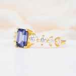 SR12633 Tanzanite Ring - White-Gold
