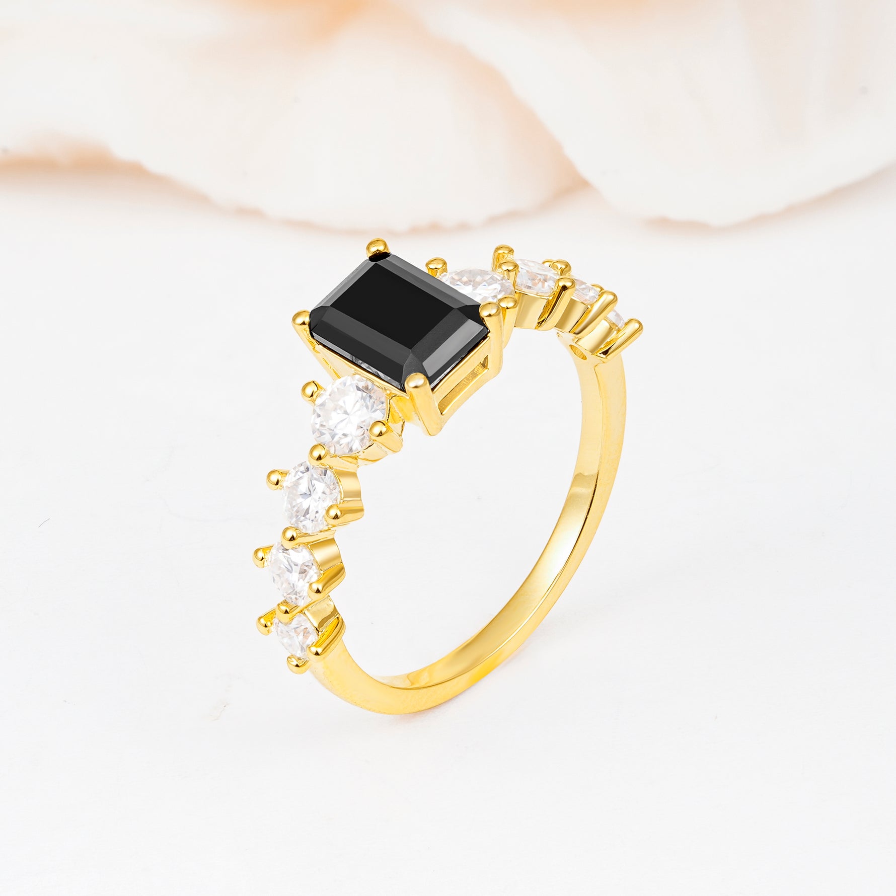 SR12633 Black Onyx Ring - Additional view