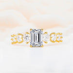SR12633 Lab Diamond Ring - Yellow-Gold