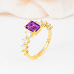 SR12633 Amethyst Ring - Additional view