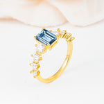 SR12633 Aquamarine Ring - Additional view