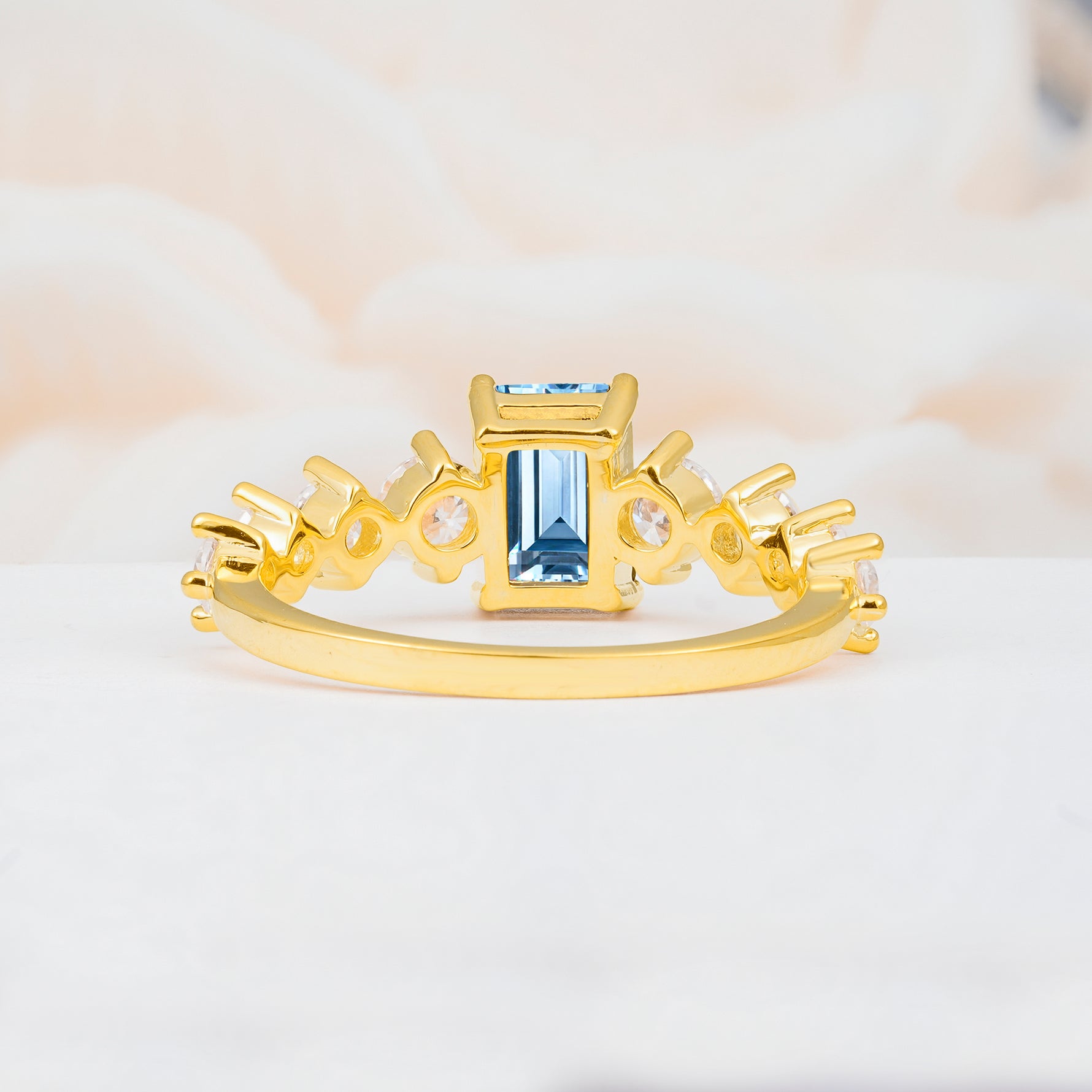 SR12633 Aquamarine Ring - Additional view