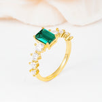 SR12633 Emerald Ring - Additional view