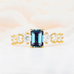 SR12633 Alexandrite Ring - Yellow-Gold