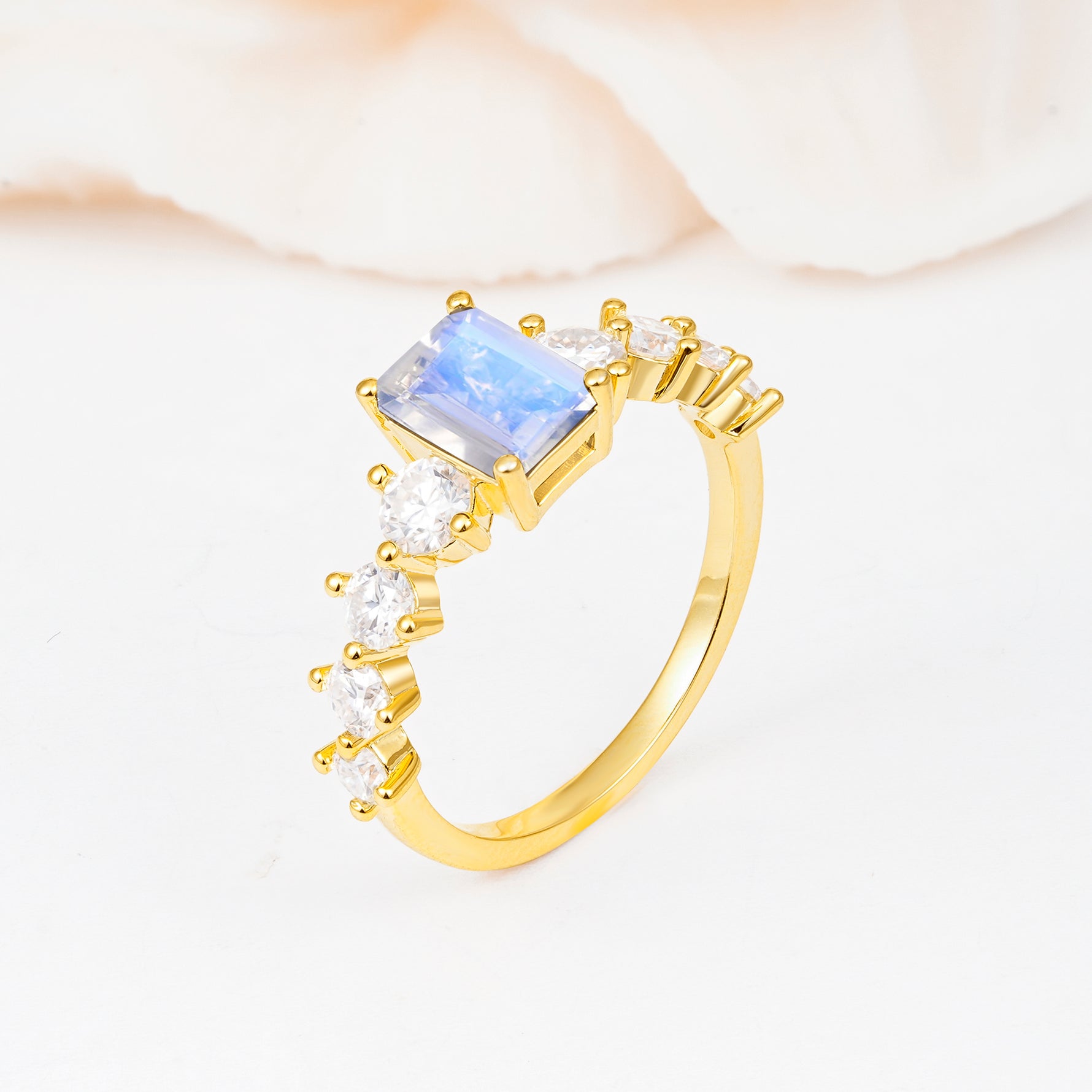 SR12633 Moonstone Ring - Additional view