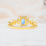 SR12633 Moonstone Ring - Additional view