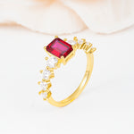 SR12633 Ruby Ring - Additional view