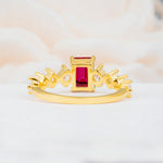 SR12633 Ruby Ring - Additional view