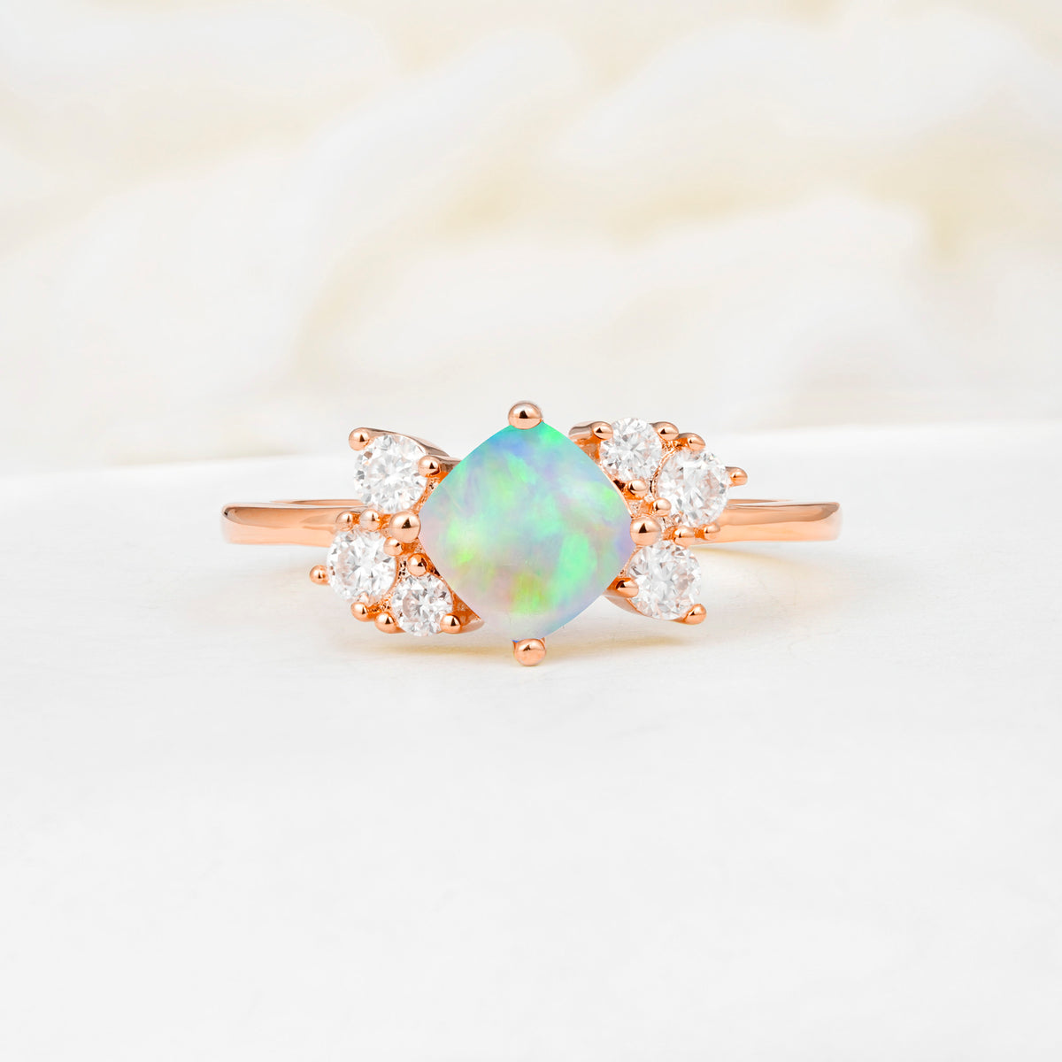 SR12947 Fire Opal Ring - Additional view