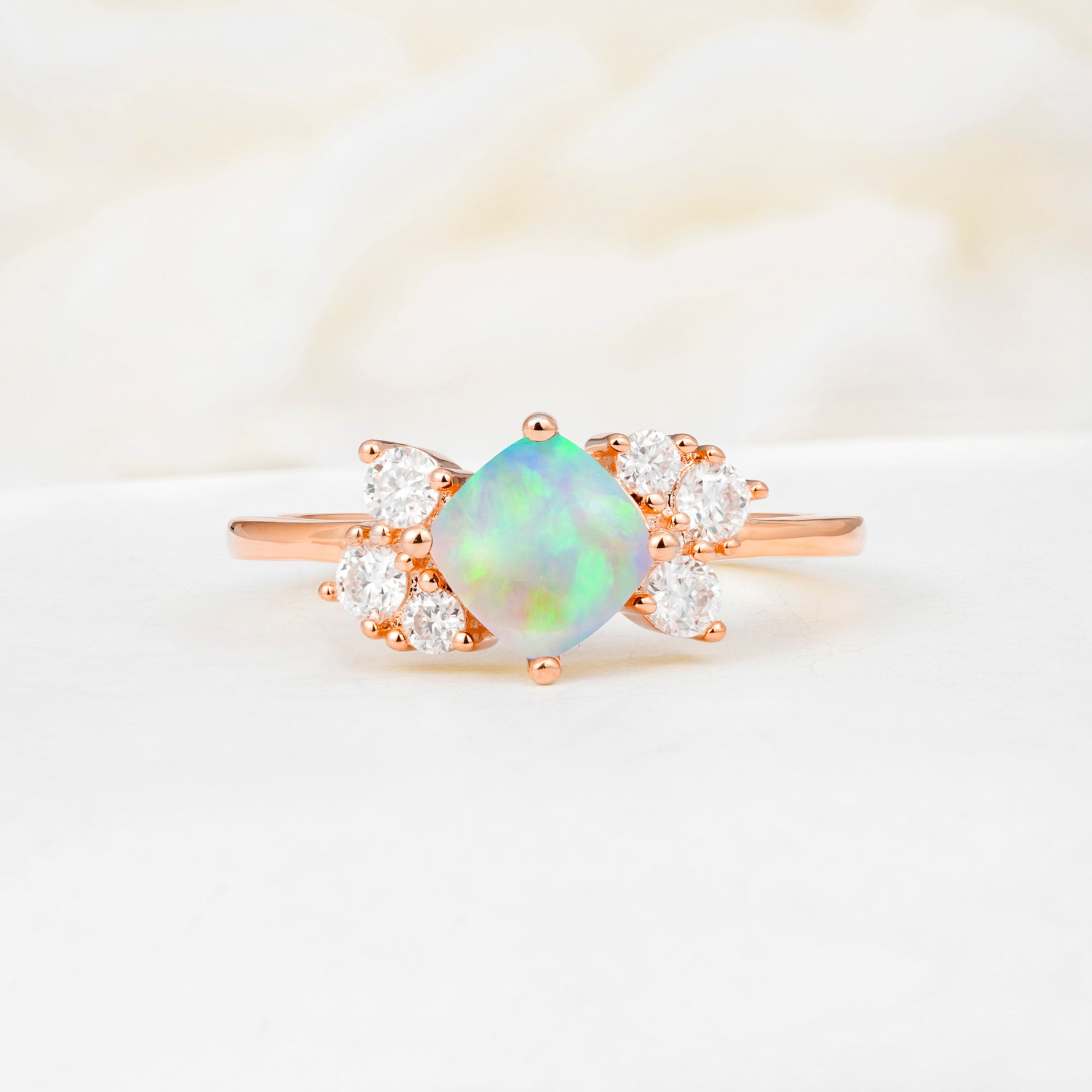 SR12947 Fire Opal Ring - Additional view