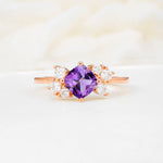SR12947 Amethyst Ring - Additional view