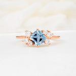 SR12947 Aquamarine Ring - Additional view
