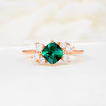 SR12947 Emerald Ring - Additional view