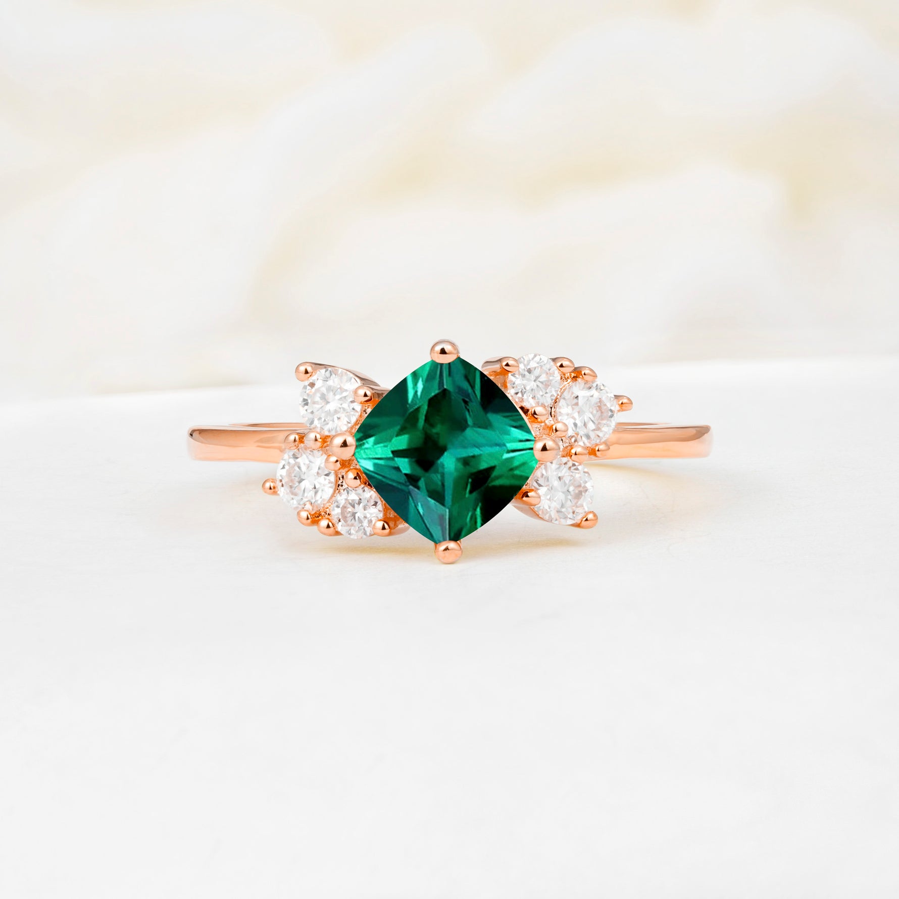 SR12947 Emerald Ring - Additional view