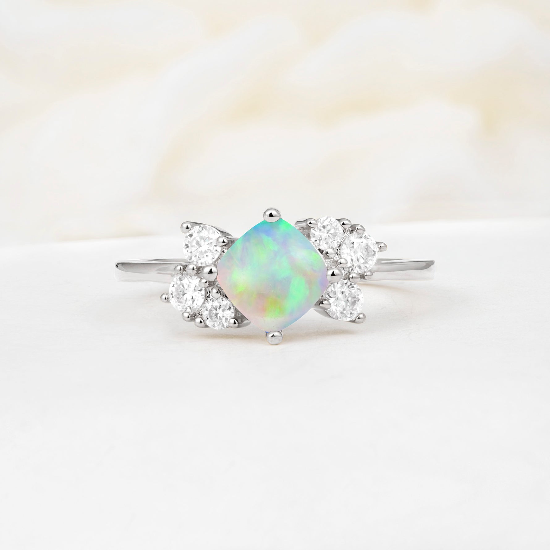 SR12947 Fire Opal Ring - Additional view
