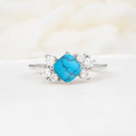 SR12947 Turquoise Ring - Additional view