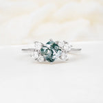 SR12947 Moss Agate Ring - Additional view