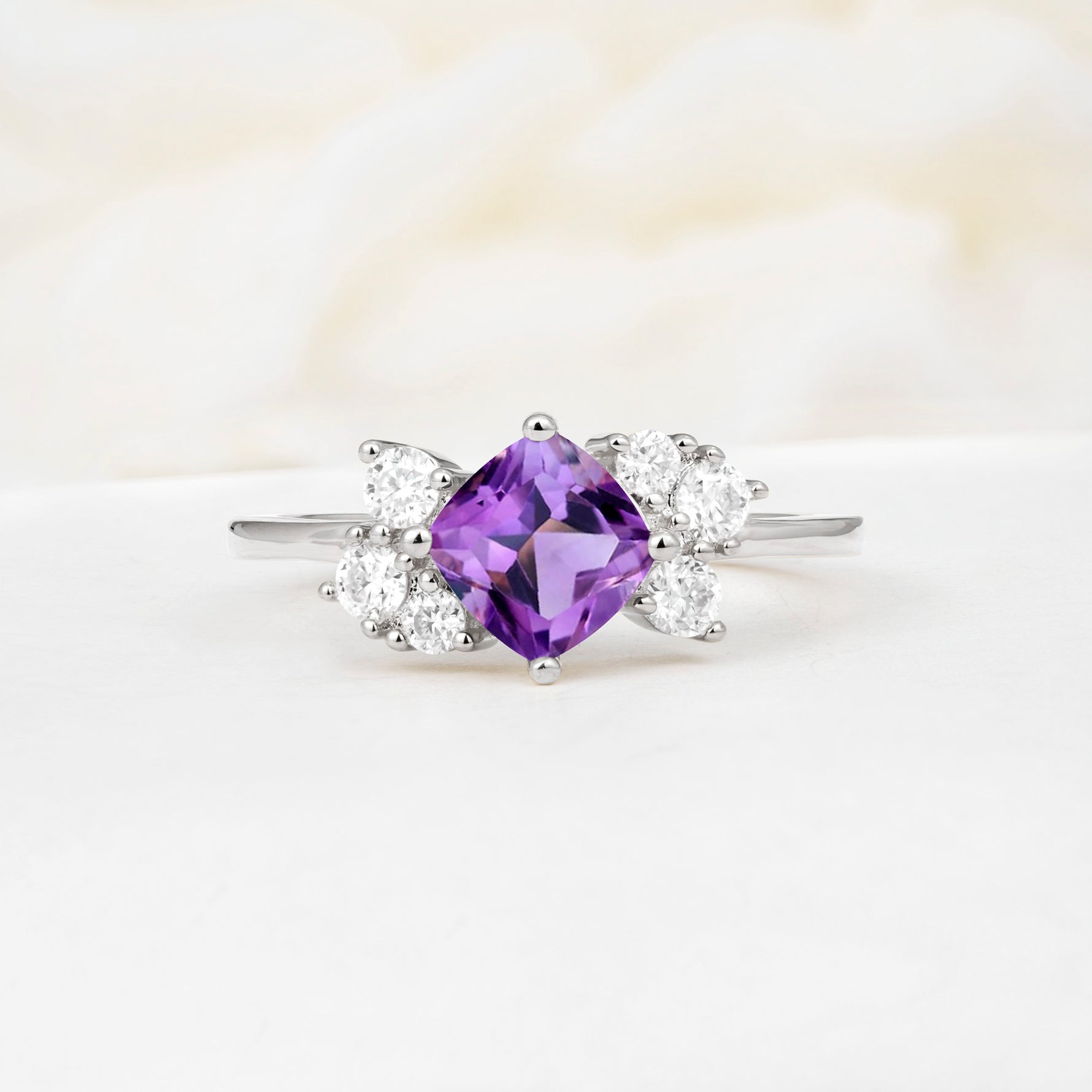 SR12947 Amethyst Ring - Additional view