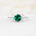 SR12947 Emerald Ring - Additional view