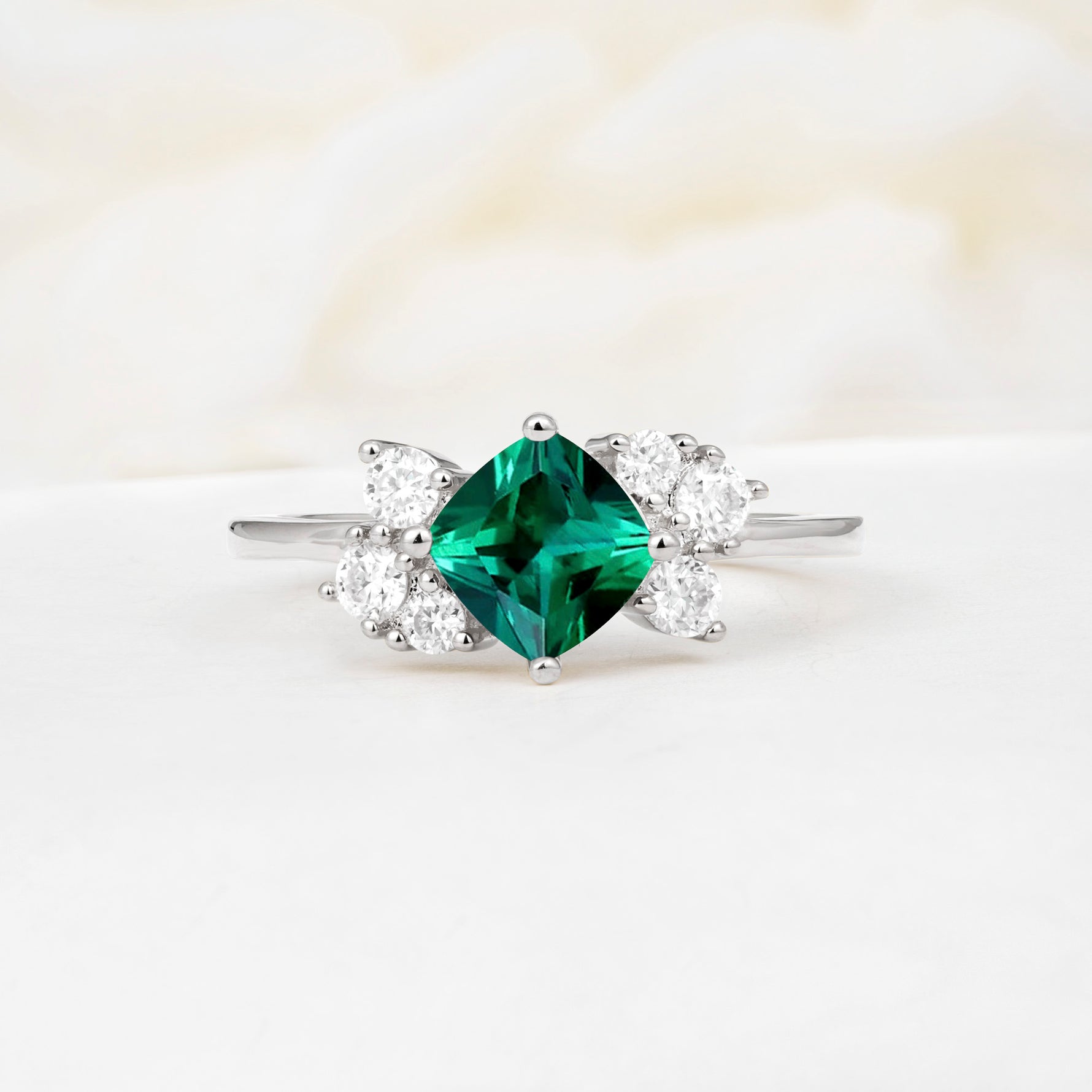 SR12947 Emerald Ring - Additional view