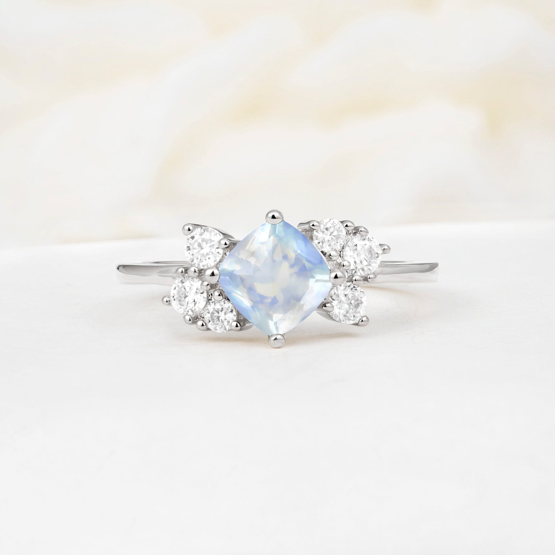 SR12947 Moonstone Ring - Additional view