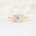 SR12947 Moissanite Ring - Yellow-Gold