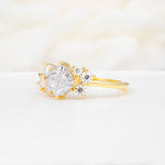 SR12947 Moissanite Ring - White-Gold