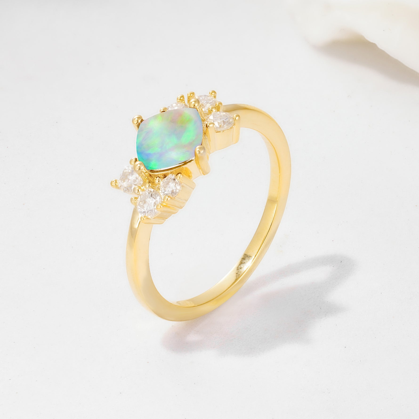 SR12947 Fire Opal Ring - Additional view