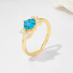 SR12947 Turquoise Ring - Additional view