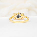 SR12947 Black Rutilated Quartz Ring - Additional view