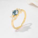 SR12947 Moss Agate Ring - Additional view
