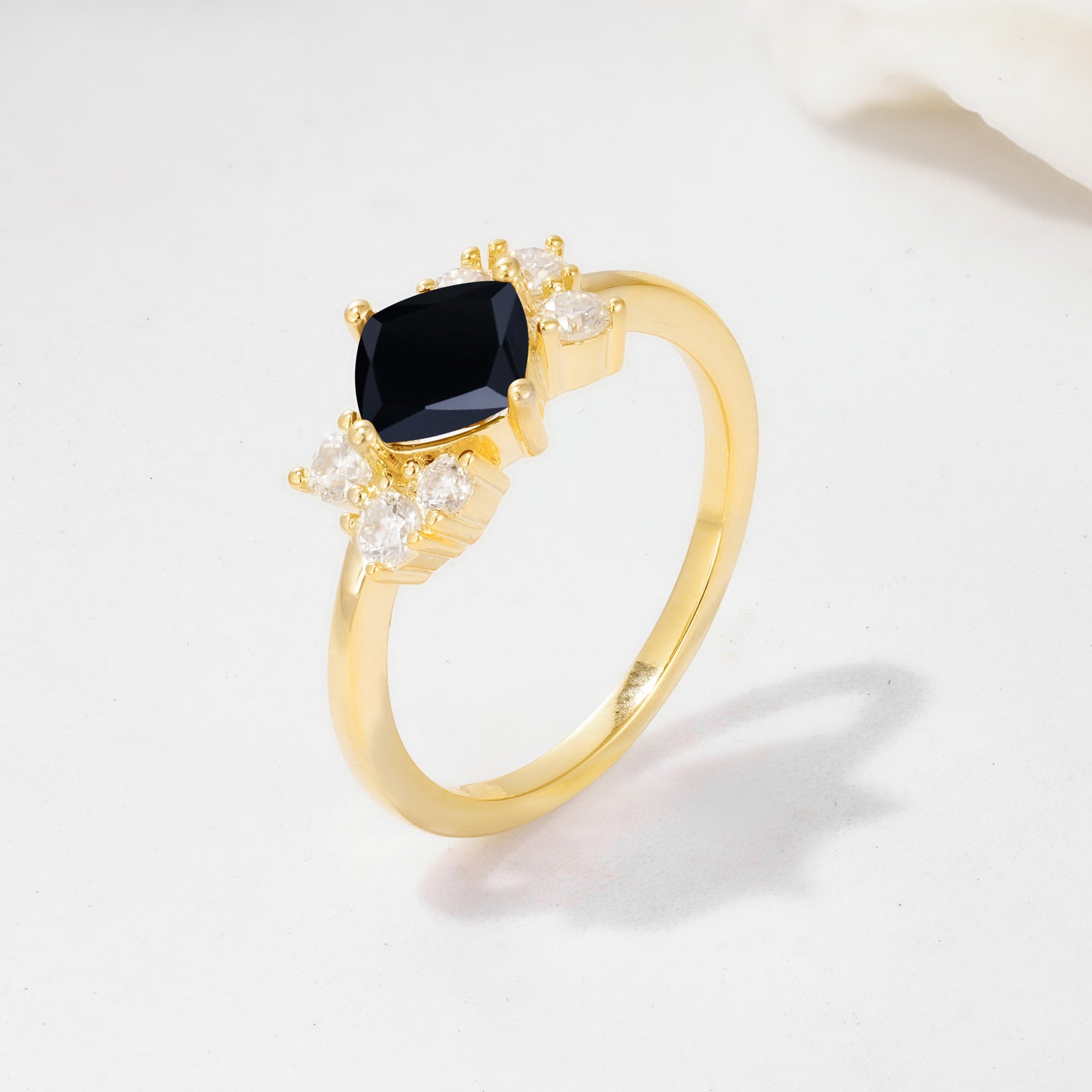 SR12947 Black Onyx Ring - Additional view