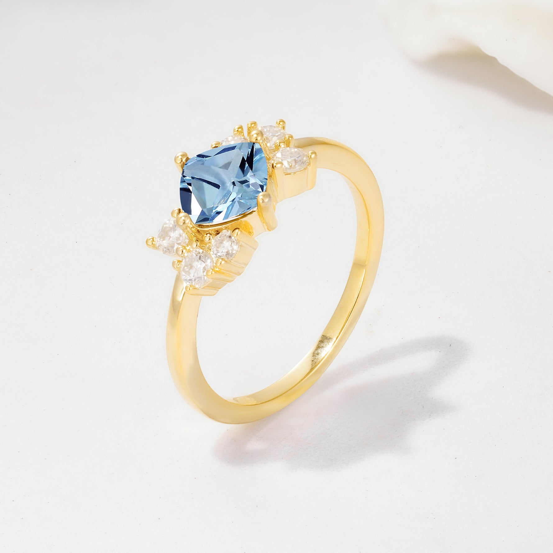 SR12947 Aquamarine Ring - Additional view