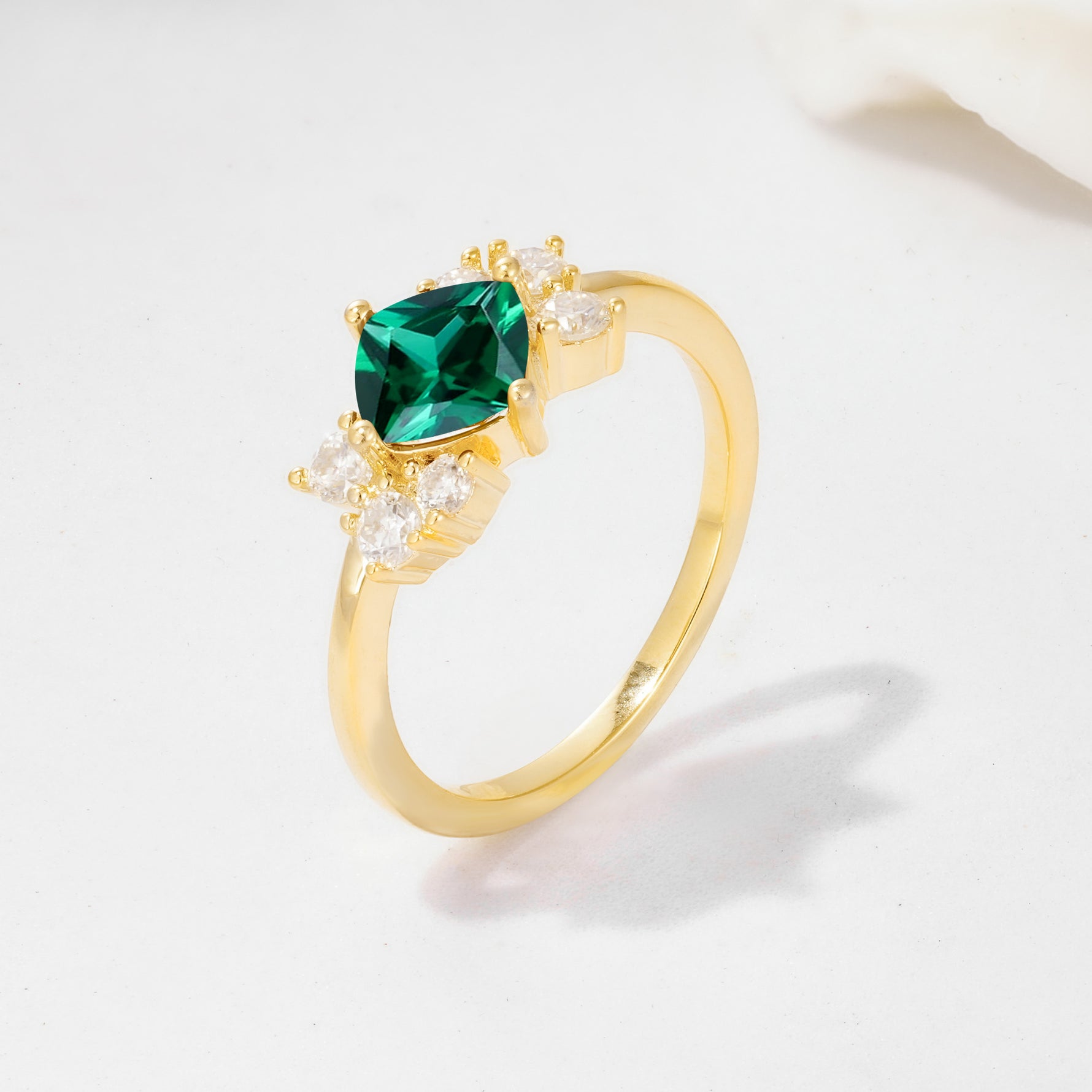 SR12947 Emerald Ring - Additional view
