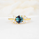 SR12947 Alexandrite Ring - Yellow-Gold