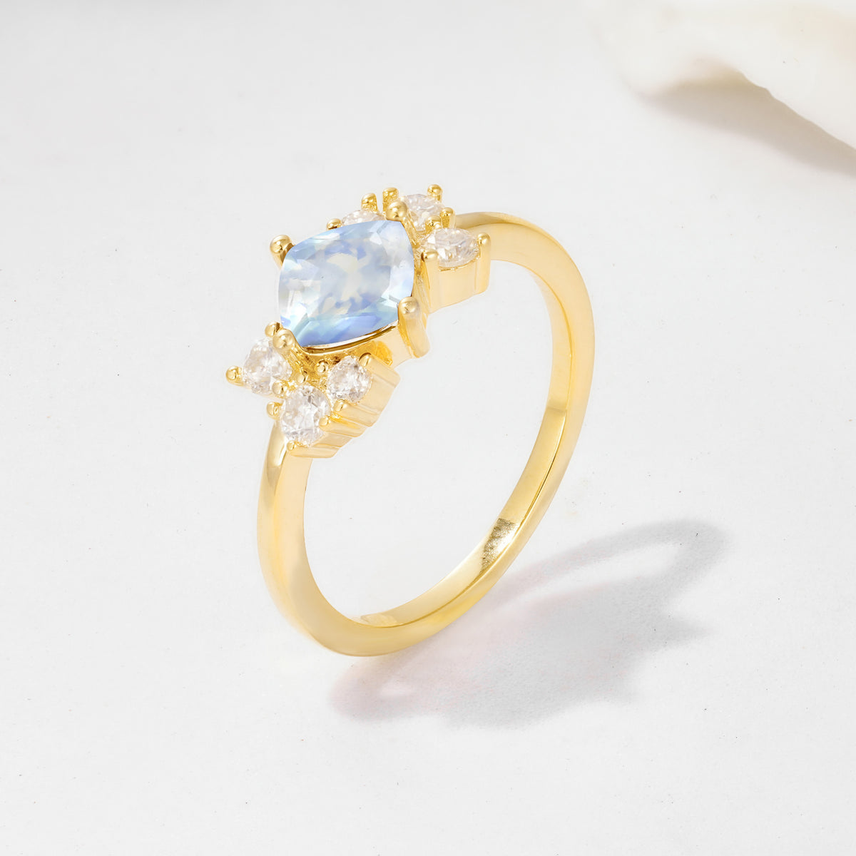 SR12947 Moonstone Ring - Additional view