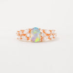SR12948 Fire Opal Ring - Additional view