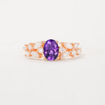 SR12948 Amethyst Ring - Additional view