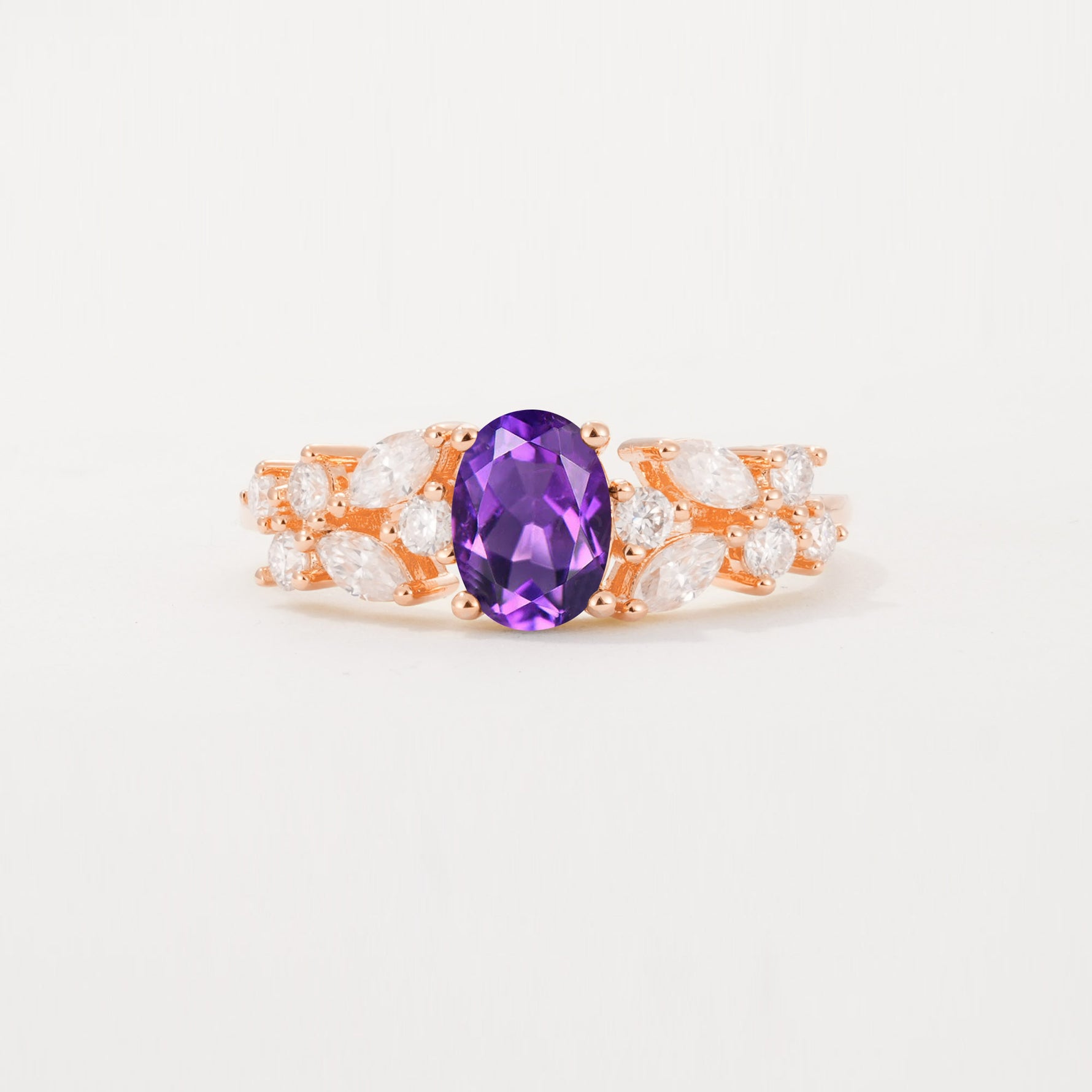 SR12948 Amethyst Ring - Additional view