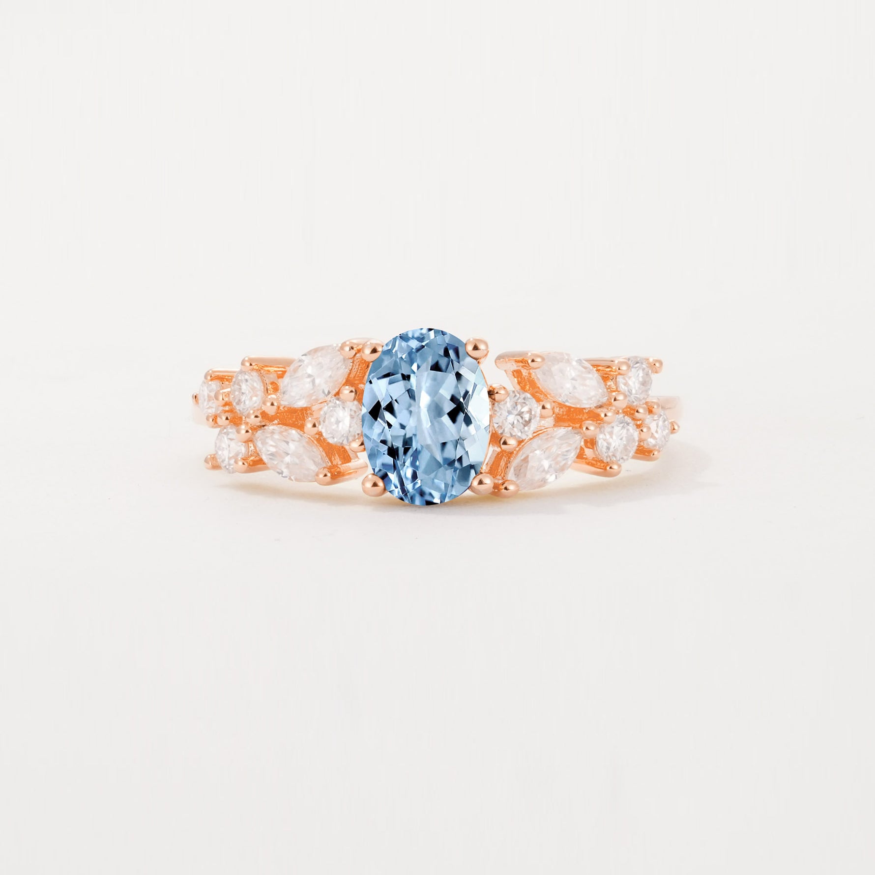 SR12948 Aquamarine Ring - Additional view