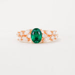 SR12948 Emerald Ring - Additional view