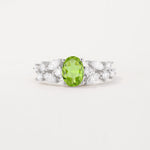 SR12948 Peridot Ring - Additional view