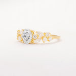 SR12948 Moissanite Ring - White-Gold