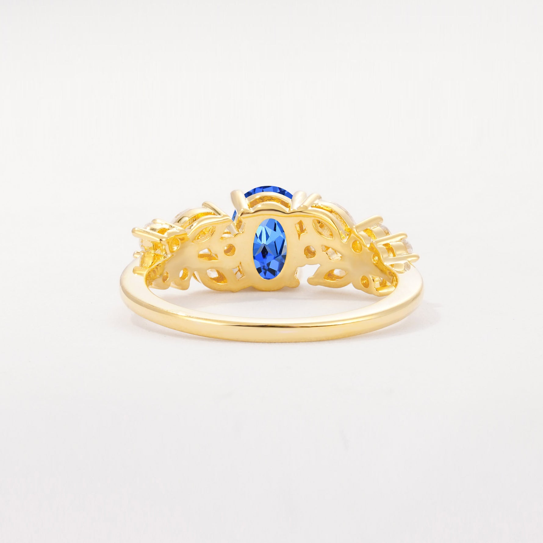 SR12948 Sapphire Ring - Additional view