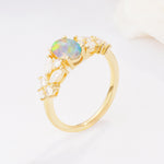 SR12948 Fire Opal Ring - Additional view