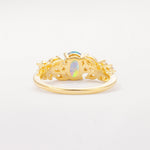 SR12948 Fire Opal Ring - Additional view